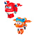 Игровой набор Super Wings Джетт и Санни Alpha Group EU750001A